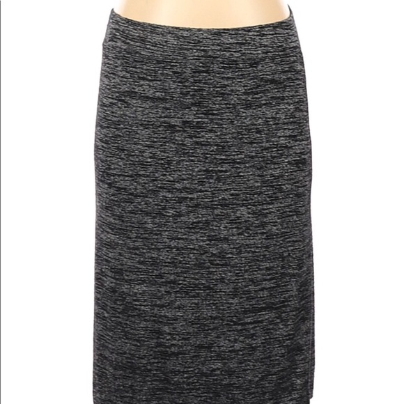 Gap size small soft dark grey side split skirt - Picture 1 of 6